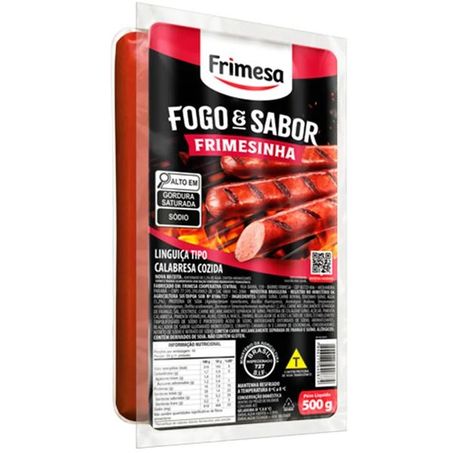 Linguiça frimesa tipo calabresa frimesinha 500g