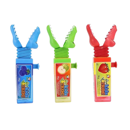 Pirulito Kidszone Brinquedo Kids Croc 17g