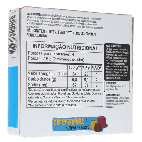 PUDIM ZERO MORANGO 30G - APTI 360-15