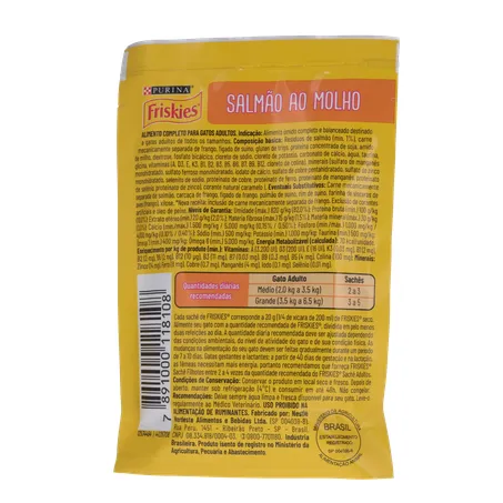 Sachê Friskies Salmão Ao Molho 85G 360-19