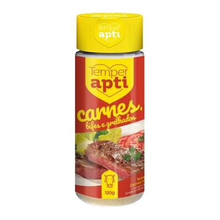 Tempero Apti 120g Carnes Grelhados