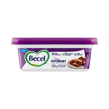 MARGARINA BECEL TOQUE GOURMET ZERO LACTOSE 250G