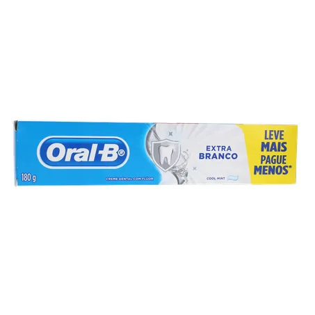 CREME DENTAL ORAL-B EXTRA BRANCO LEVE MAIS PAGUE MENOS 180G 360-35