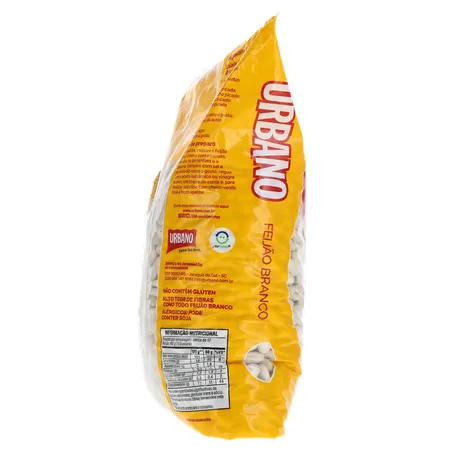 Feijão branco tipo 1 urbano pacote 1kg 360-25