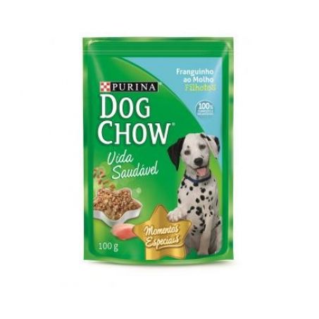 Alim caes dog chow fgo molho filh 100g
