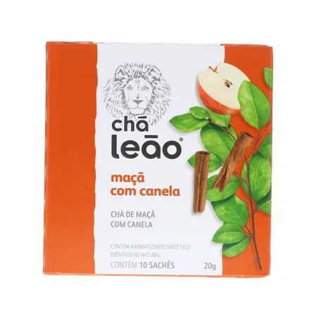 Chá Leão Maça e Canela C/10 Sachês 360-0