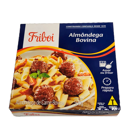 Almondegas Friboi Bovina 500g