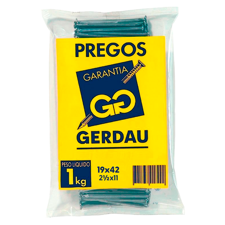 PREGO GERDAU 19X42 1KG