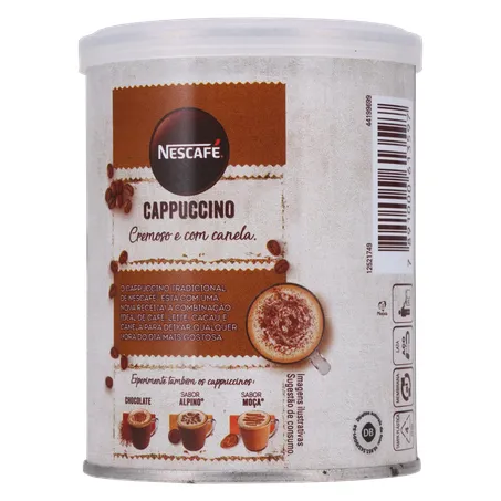 Cappuccino Solúvel Nescafé Tradicional Lata 180gr 360-12