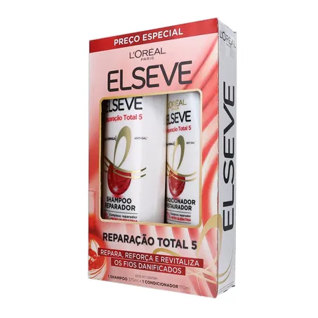 KIT ELSEVE RT5 SHAMPOO 375ML + CONDICIONADOR 170ML 360-3