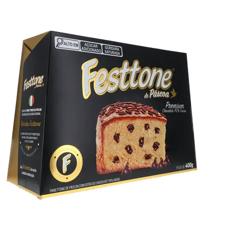 Panettone de Páscoa Festtone Chocolate 70 Cacau 400G 360-32
