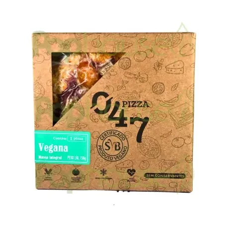 PIZZA VEGANA INTEGRAL S/LACTOSE 150G - 047