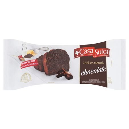 BOLO CHOCOLATE CASA SUÍÇA CAFÉ DA MANHÃ