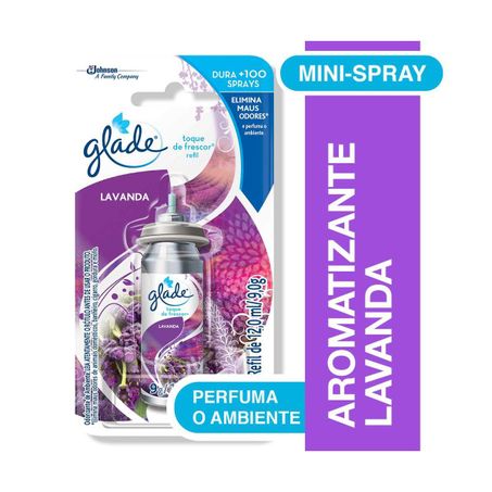Odorizador glade frescor lavanda refil 12ml
