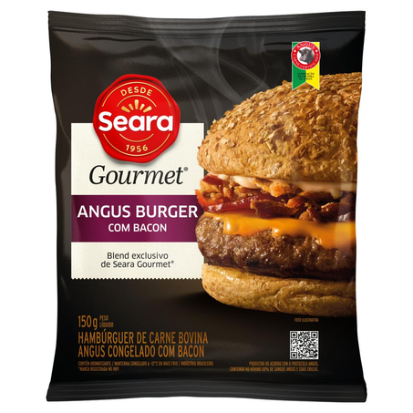 Hambúrguer Seara Gourmet 150g - Bacon