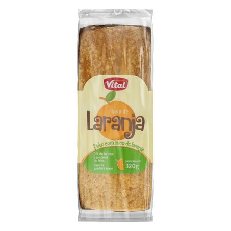Bolo laranja zero lactose vital
