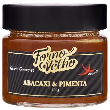 GELEIA ABACAXI E PIMENTA FORNO VELHO LINHA GOURMET 200G