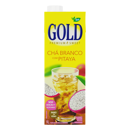 CHA GOLD 1 LT BRANCO C/PITAYA 