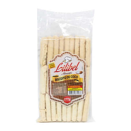 BISCOITO COCO LILIBEL 200G