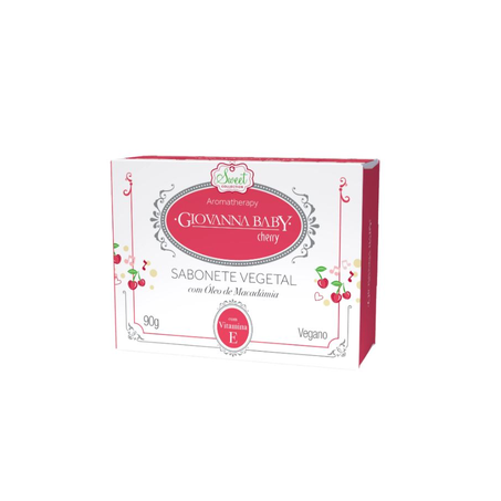 SABONETE GIOVANNA BABY CHERRY VEGANO CX 90G
