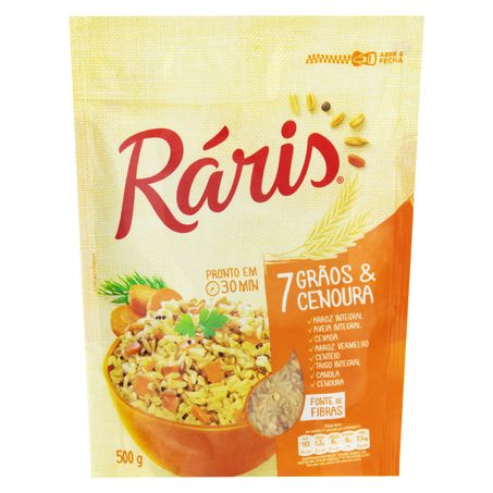 ARROZ 7 GRÃOS & CENOURA RÁRIS