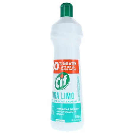 TIRA LIMO CIF 500ML CLORO SPRAY 20% 360-2
