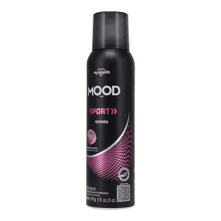 DESODORANTE MOOD AEROSSOL SPORT WOMEN 150ML 360-2