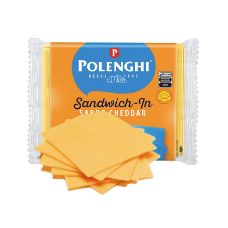 QUEIJO PROCESSADO POLENGHI CHEDDAR KG EMB