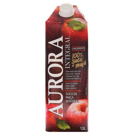 Suco Aurora Integral de Maçã 1,5L