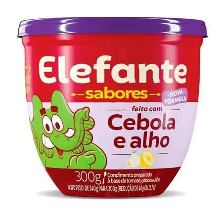 Ext tomate elefante cebola e alho pote 300g