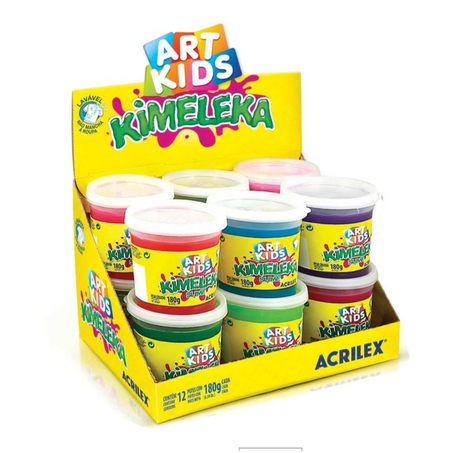 Slime Kimeleca Cores Sortidas 180g
