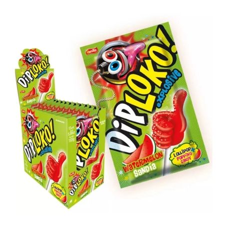 PIRULITO DANILLA 11G DIP LOKO EXPLOSIVO MELANCIA CRAZY