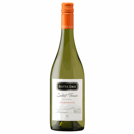 Vinho chileno santa ema select terroir chardonnay 750ml