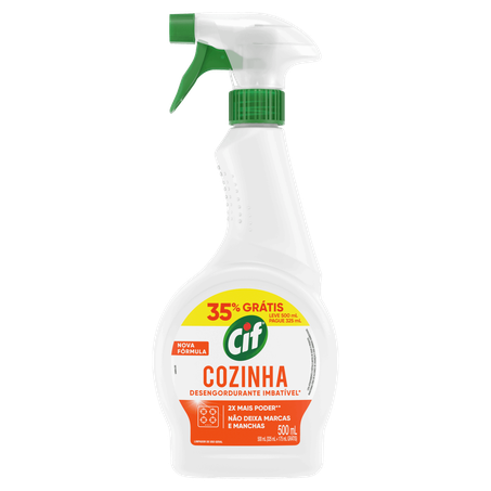 Desengordurante Imbatível Cif Cozinha Frasco Borrifador 500ml