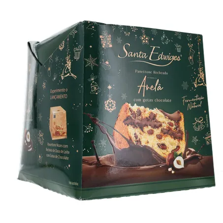 PANETONE STA EDWIGES AVELÃ GOTAS DE CHOCOLATE 500G 360-12