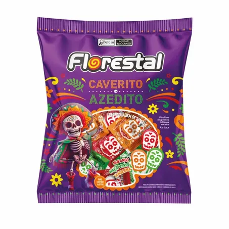 Pirulito florestal caverito azedito 300g