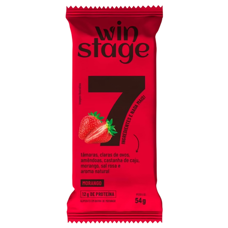 BARRA DE PROTEÍNA WINSTAGE MORANGO 54G