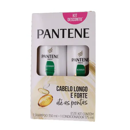 Kit Shampoo 350ml + Condicionador 175ml Restauração Pantene 360-1
