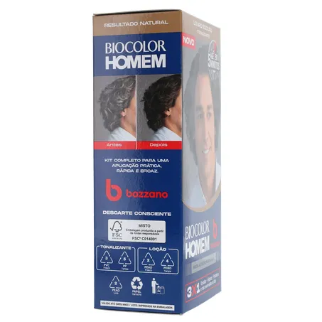 Tonalizante biocolor homem bozzano louro 360-29
