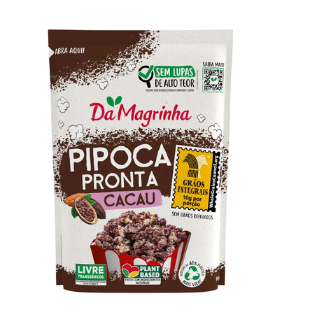 Pipoca pronta cacau da magrinha 90g