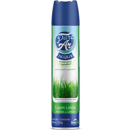 Purificador ambiente aerosol acqua capim limao 400ml