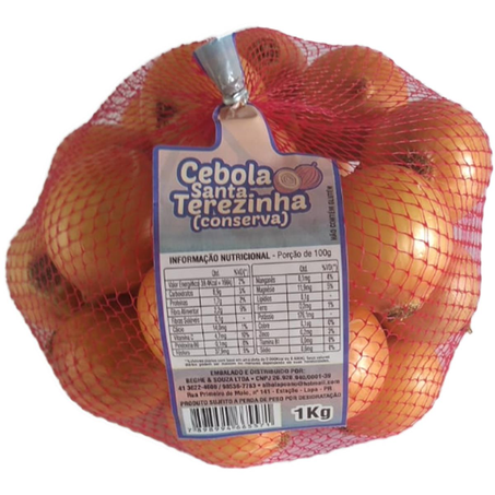Cebola  Santa Terezinha 1kg - Para Conserva