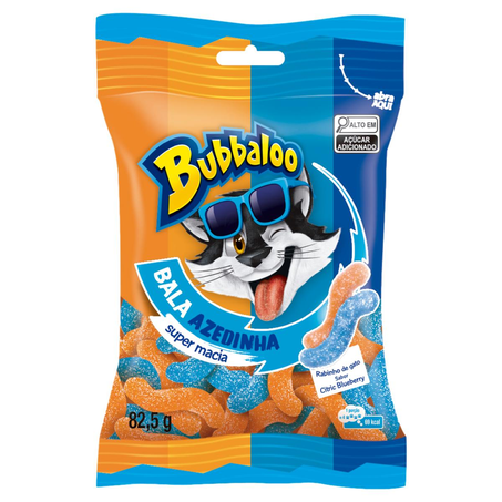 Bala Bubbaloo 82,5g - Azedinha - Citric