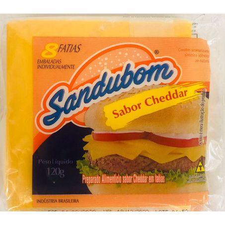 Queijo sandubom cheddar 120g