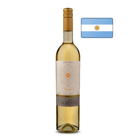 VINHO ARGENTINO BRANCO LA DANIELA TORRONTES 750ML