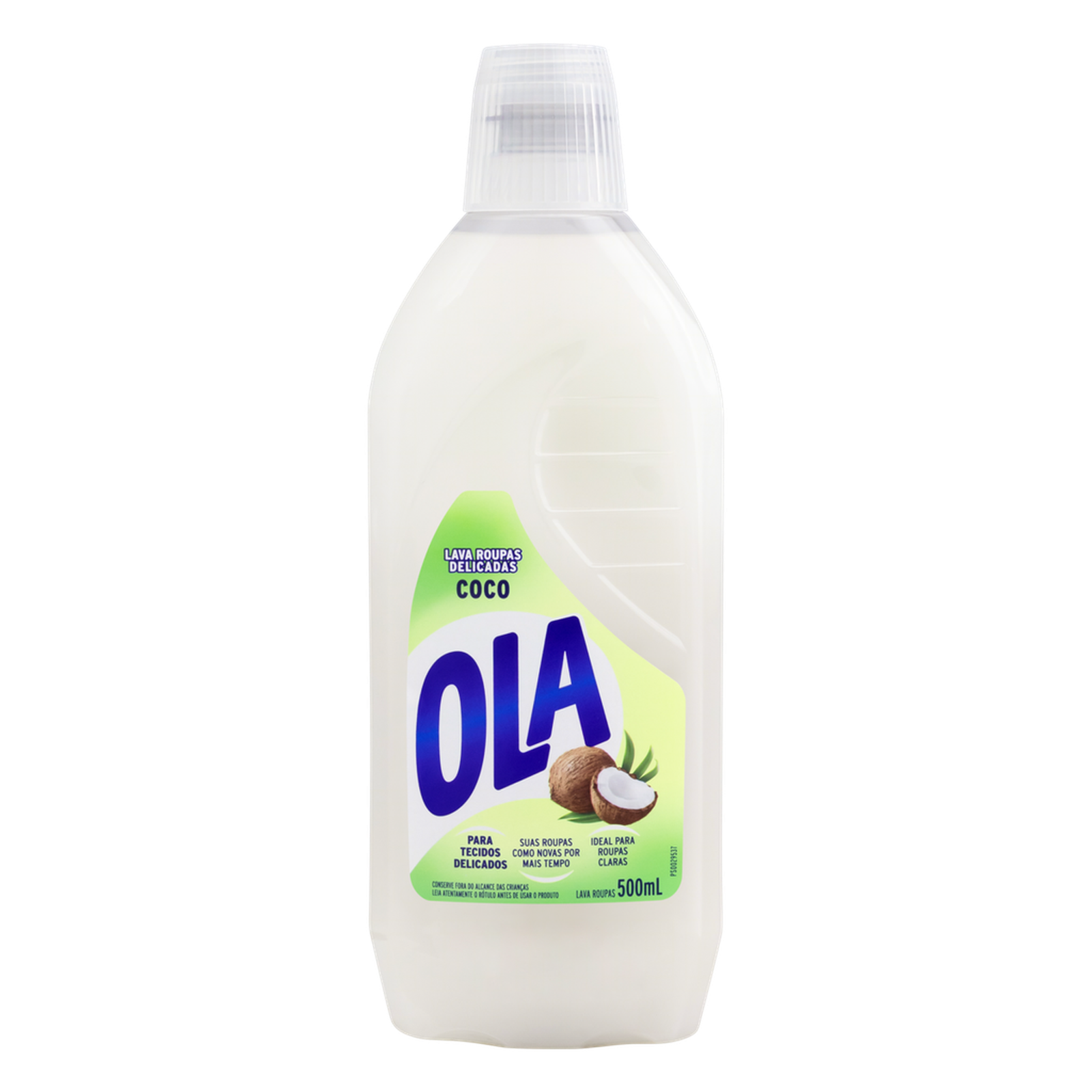 Lava-Roupas Líquido Coco Ola Frasco 500ml