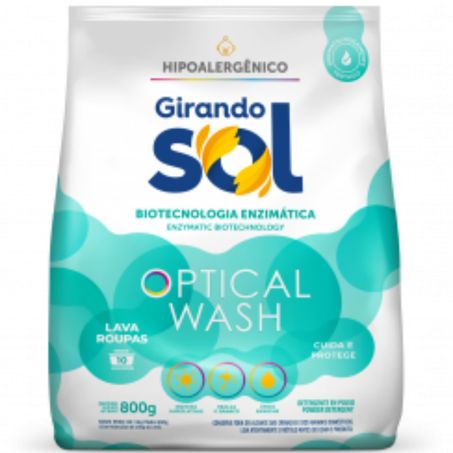Lava roupas po girando sol sache 800gr hipoalergenico