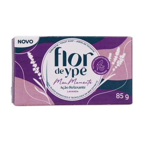 SABONETE BARRA FLOR DE YPE MEU MOMENTO LAVANDA 85G 360-35