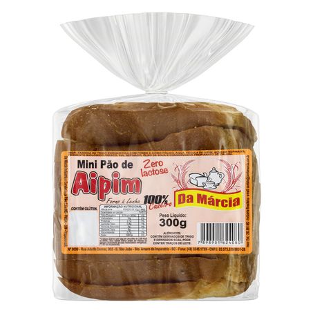 MINI PÃO CASEIRO AIPIM DA MÁRCIA