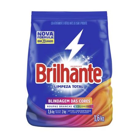 Deter.po brilhante 1.6kg sc limpeza tota